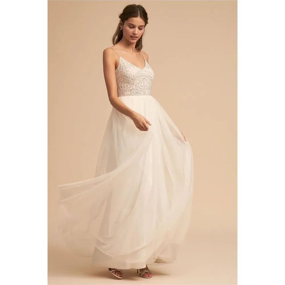 Anthropologie Adrianna Papell Violetta dress by BHLDN